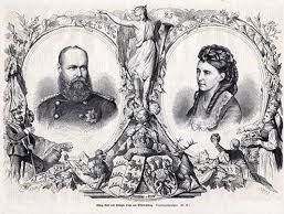 König Karl und Königin Olga - Silberhochzeit 1871